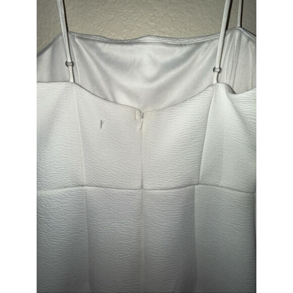 Hello Molly  Ravenna White Ruffle Mini Dress Size: Medium- NWT - Picture 14 of 16